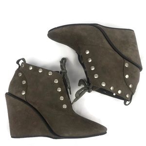 See By Chloe Wedge Booties - Size 39/8.5